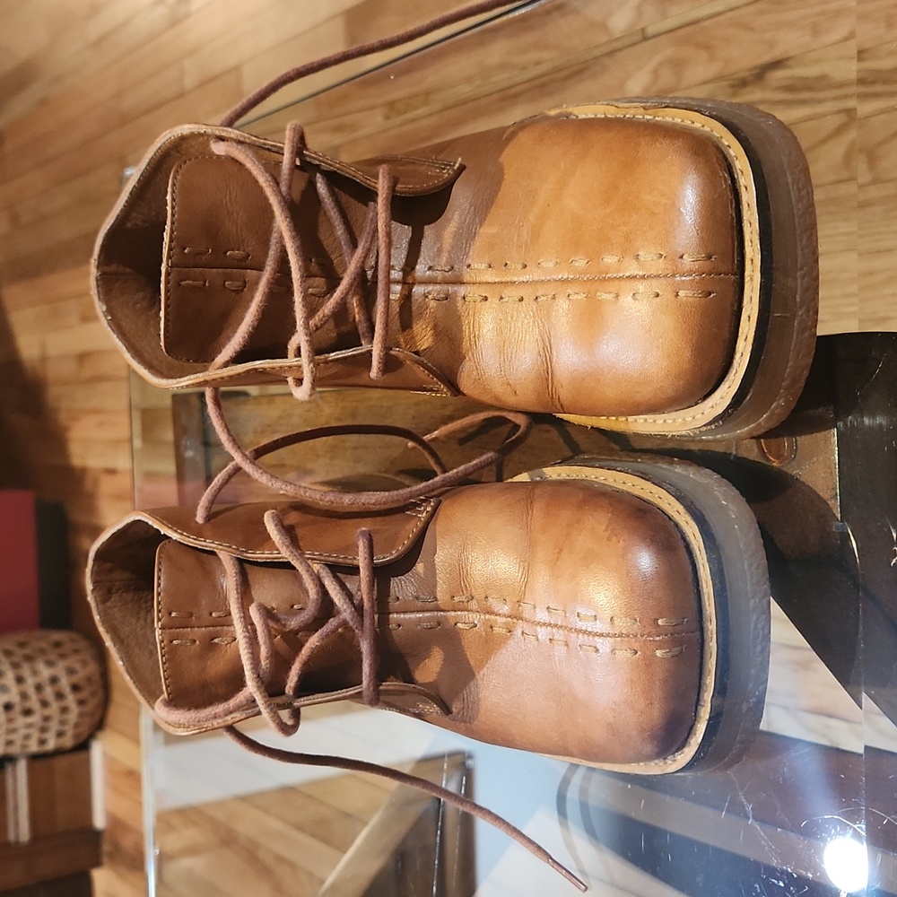 Brown Frye Ankle Boots